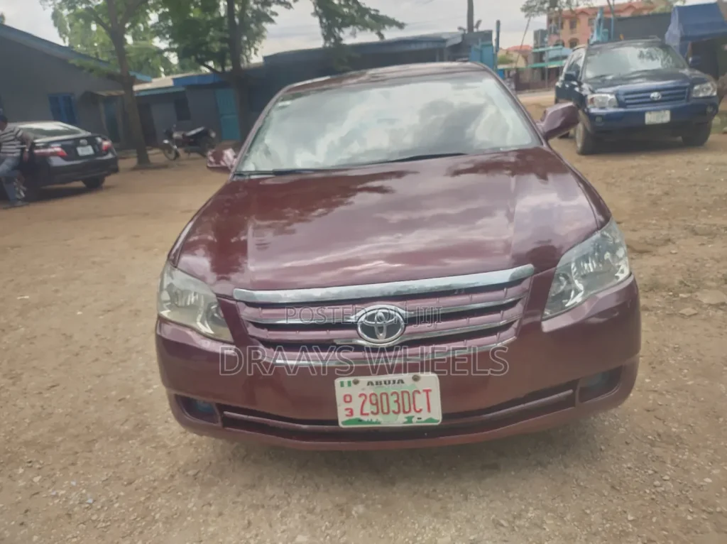 toyota avalon 2007 burgundy