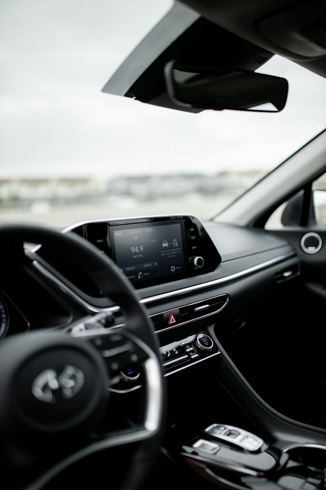 Interior of a 2021 Hyundai Somata. Located in Ontario Canada